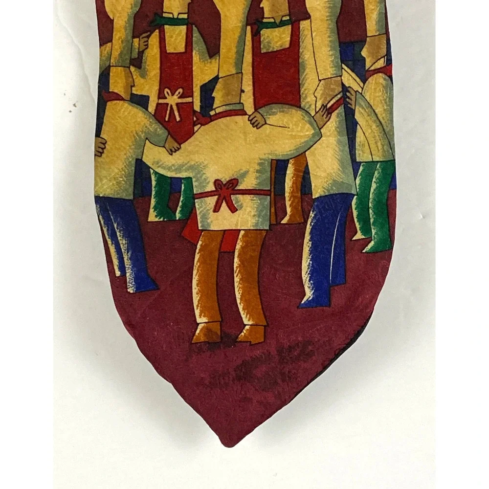 Tabasco Mens Chefs Kitchen Fish Neck Tie Licensed Peppers Wine Food Silk Necktie